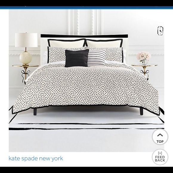 kate spade Other - Kate spade flamingo dots comforter.